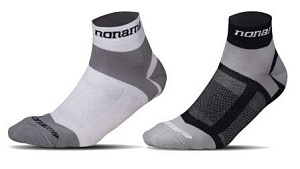 Носки NONAME TRAINING SOCKS, бел./сер., 2 пары 