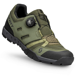 Велообувь SCOTT жен Sport Crus-r Boa dark grey/light green 