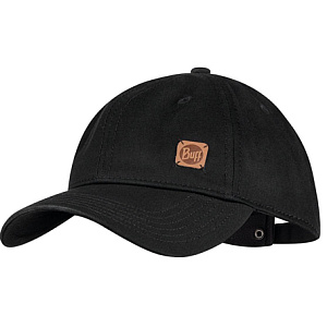 Кепка Buff Baseball Cap Solid Solid Black