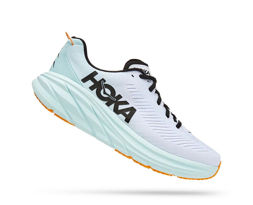 Кроссовки женские Hoka W RINCON 3 WHITE / BLUE GLASS