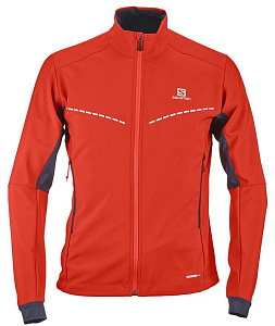 Куртка Salomon AGILE SOFTSHELL JKT M FIERY