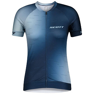 Джемпер женский SCOTT RC Pro к/рук glace blue/midnight blue